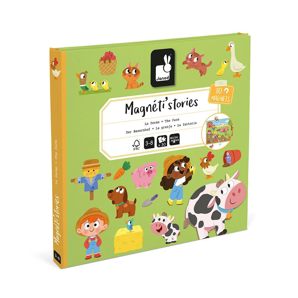 Janod Magnetic Activity Stories Kit (Farm)