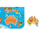 Janod Magnetic World Puzzle
