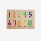 Lulo Numbers 1-10 in Māori Puzzle