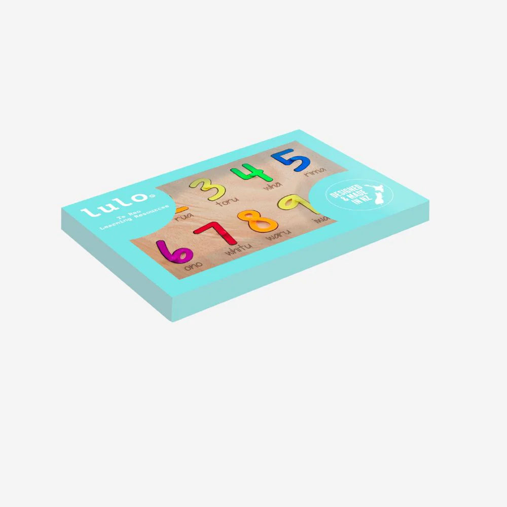 Lulo Numbers 1-10 in Māori Puzzle