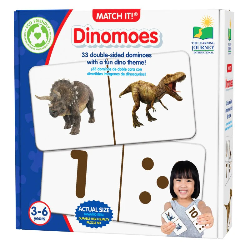 The Learning Journey Match It! Dominoes (Dinomoes) 