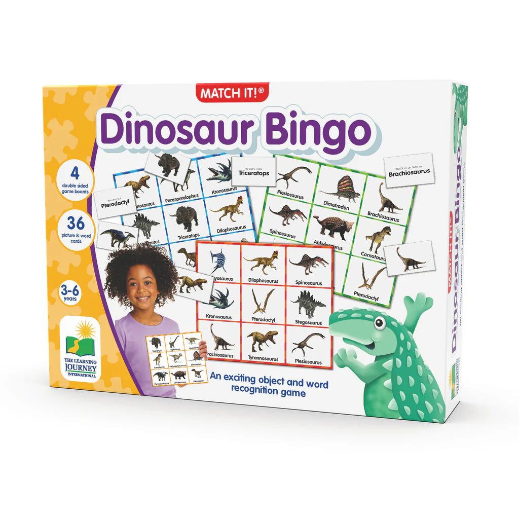 The Learning Journey Dinosaur Bingo