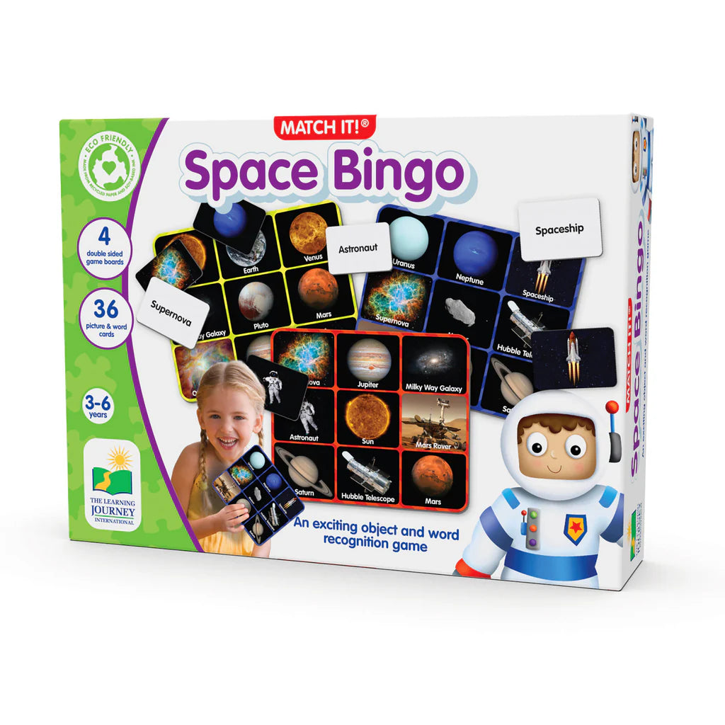 The Learning Journey Match It! (Space Bingo)