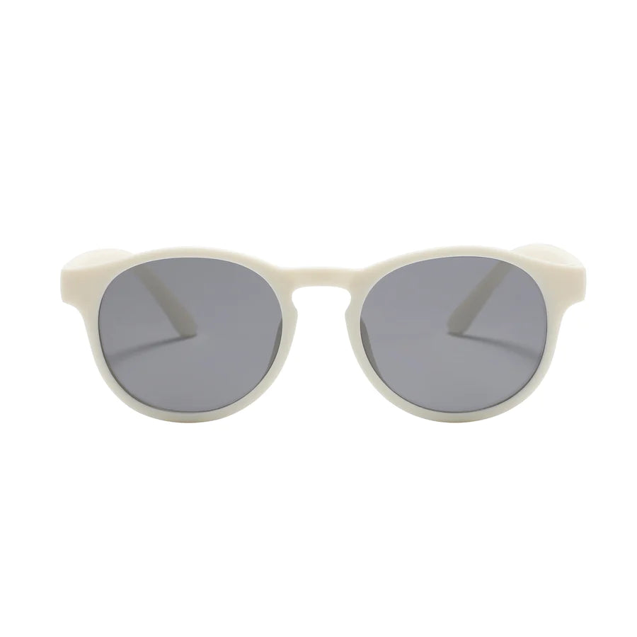 Current Tyed Keyhole Sunglasses (Matte White)