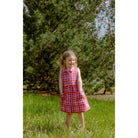 Milky Sunset Plaid Check Dress