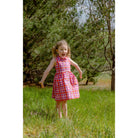 Milky Sunset Plaid Check Dress
