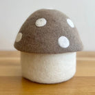 Sheep-ish Design Medium Felt Toadstool Trinket Box (Fawn)