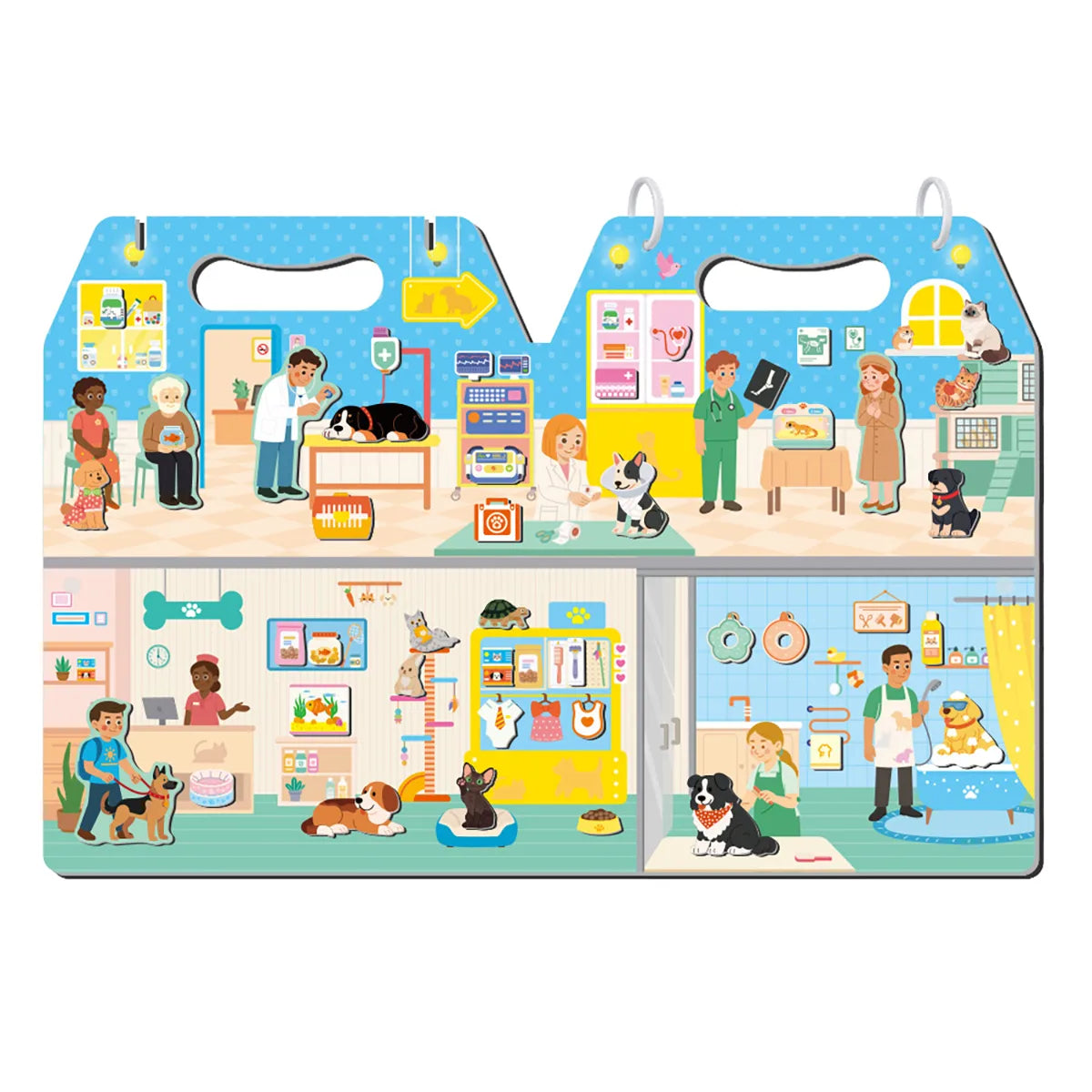 MierEdu Meet My Animal Clinic Magnet Set