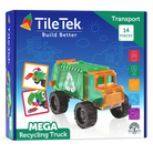 TileTek Magnetic Tiles Mega Recycling Truck (14pc)