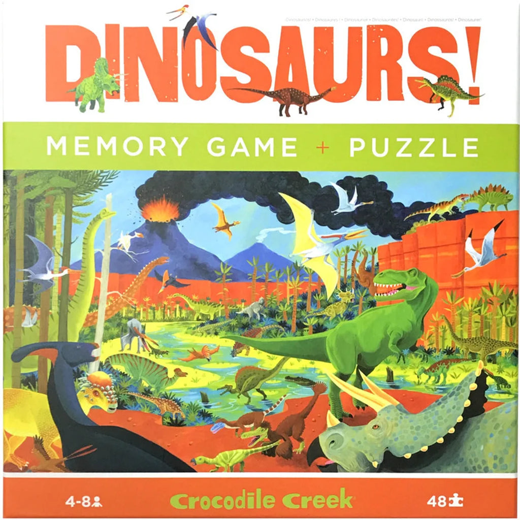Croc Creek Memory Game & 48 Piece Puzzle (Dinosaurs)