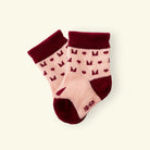 Mosey by Lamington Merino Wool Baby Socks (Plum)