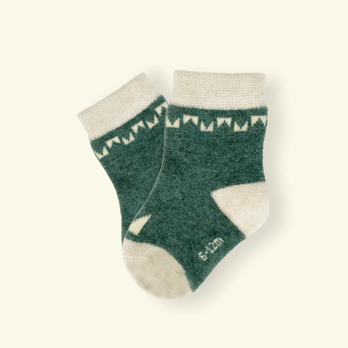 Mosey by Lamington Merino Wool Baby Socks (Rook)