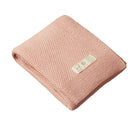 Nature Baby Merino Knit Blanket (Rose Dust) - Cot