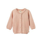 Nature Baby Merino Knit Cardigan (Rose Dust) - Baby