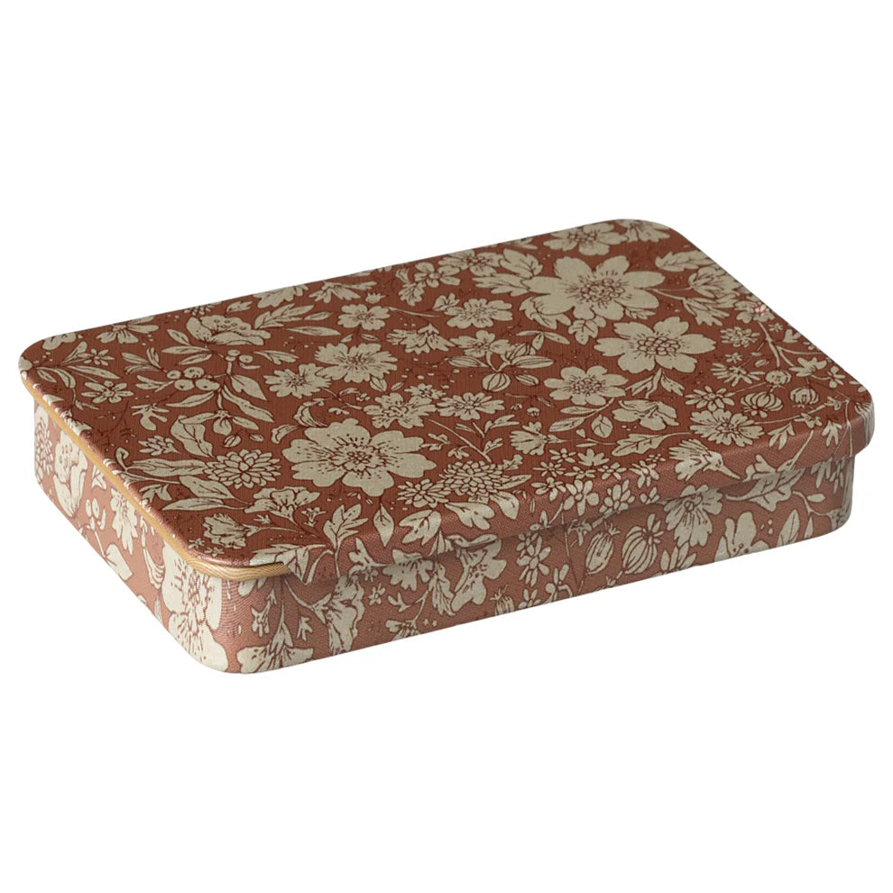 Maileg Metal Box Sliding Lid (Blossom Heather)