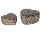 Maileg Metal Heart Box Set (Blue & Ocher)