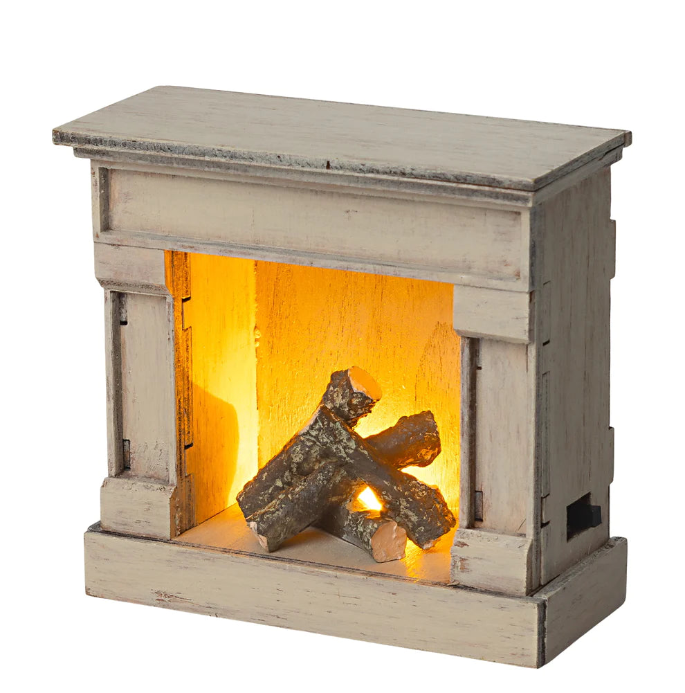 Maileg Miniature Fireplace (Off White)