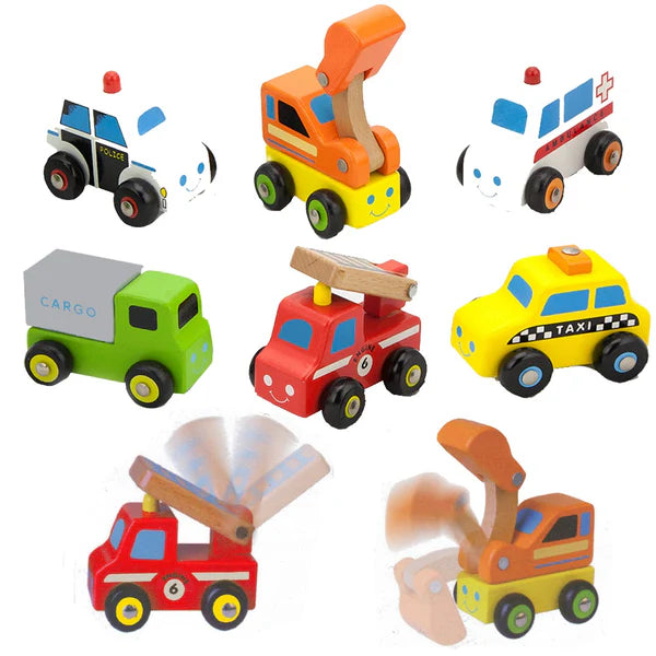 Viga Mini Emergency Vehicles Set