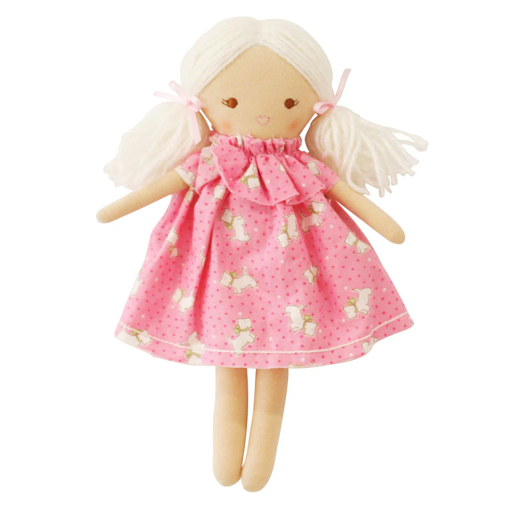 Alimrose Mini Matilda Doll (Pink Puppies)