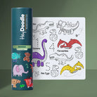 HeyDoodle Mini Reusable Silicone Playmat (Dino Roar)