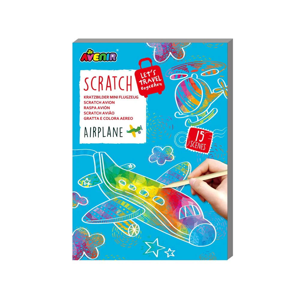Avenir Mini Scratch Book (Airplane)