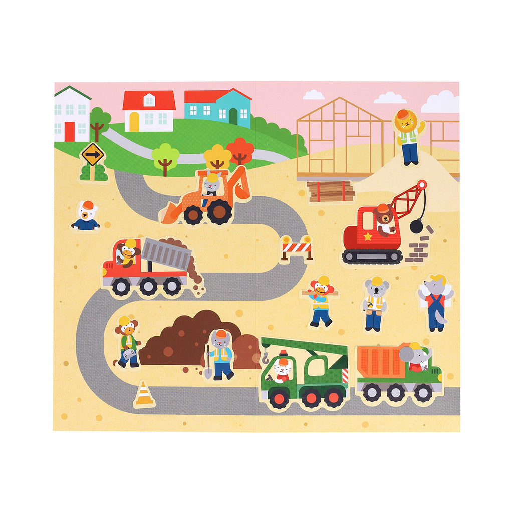 Petit Collage Mini Sticker Set (Little Builders)