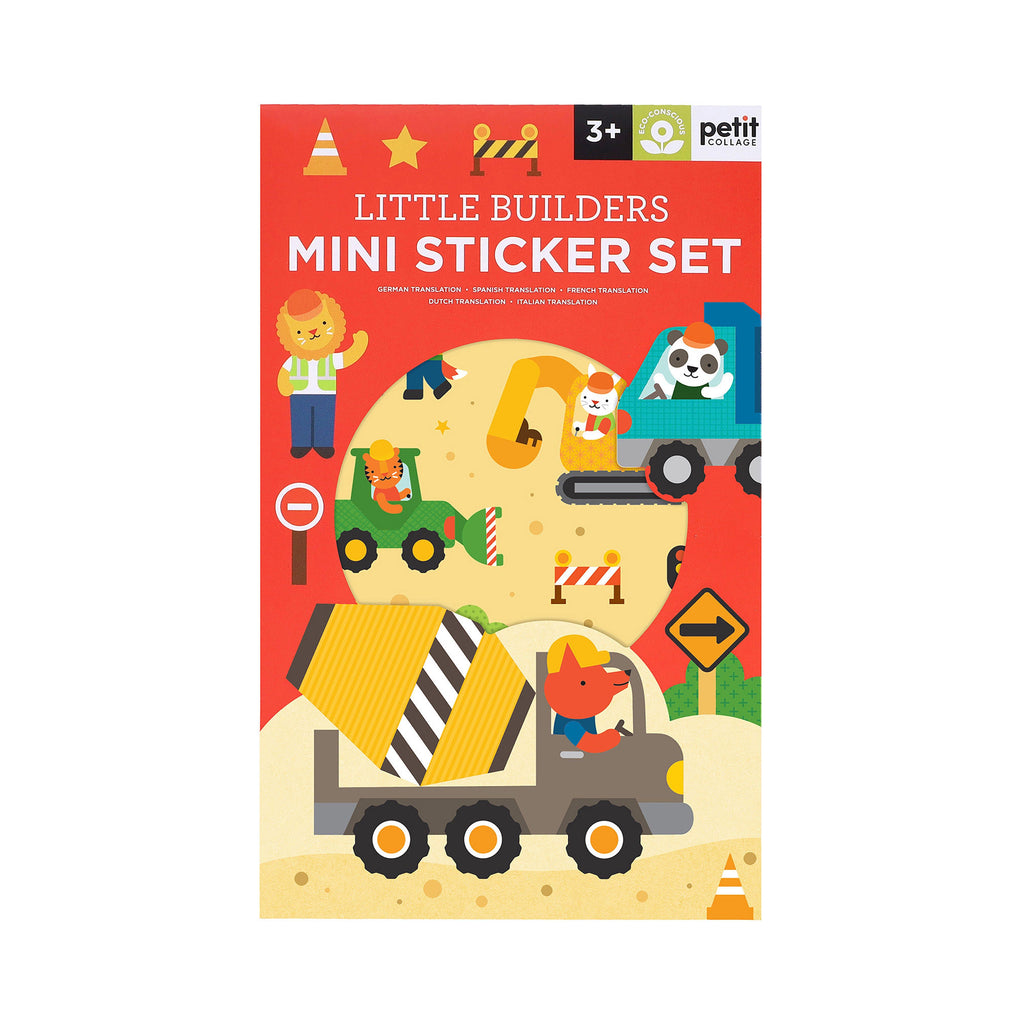 Petit Collage Mini Sticker Set (Little Builders)