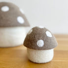 Sheep-ish Design Mini Felt Toadstool Trinket Box (Fawn)