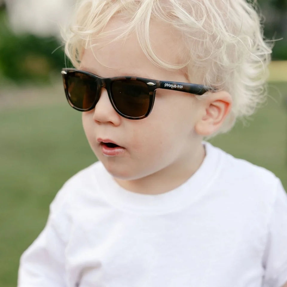 Frankie Ray Minnie Gadget Baby Sunglasses (Khaki Tortoise)