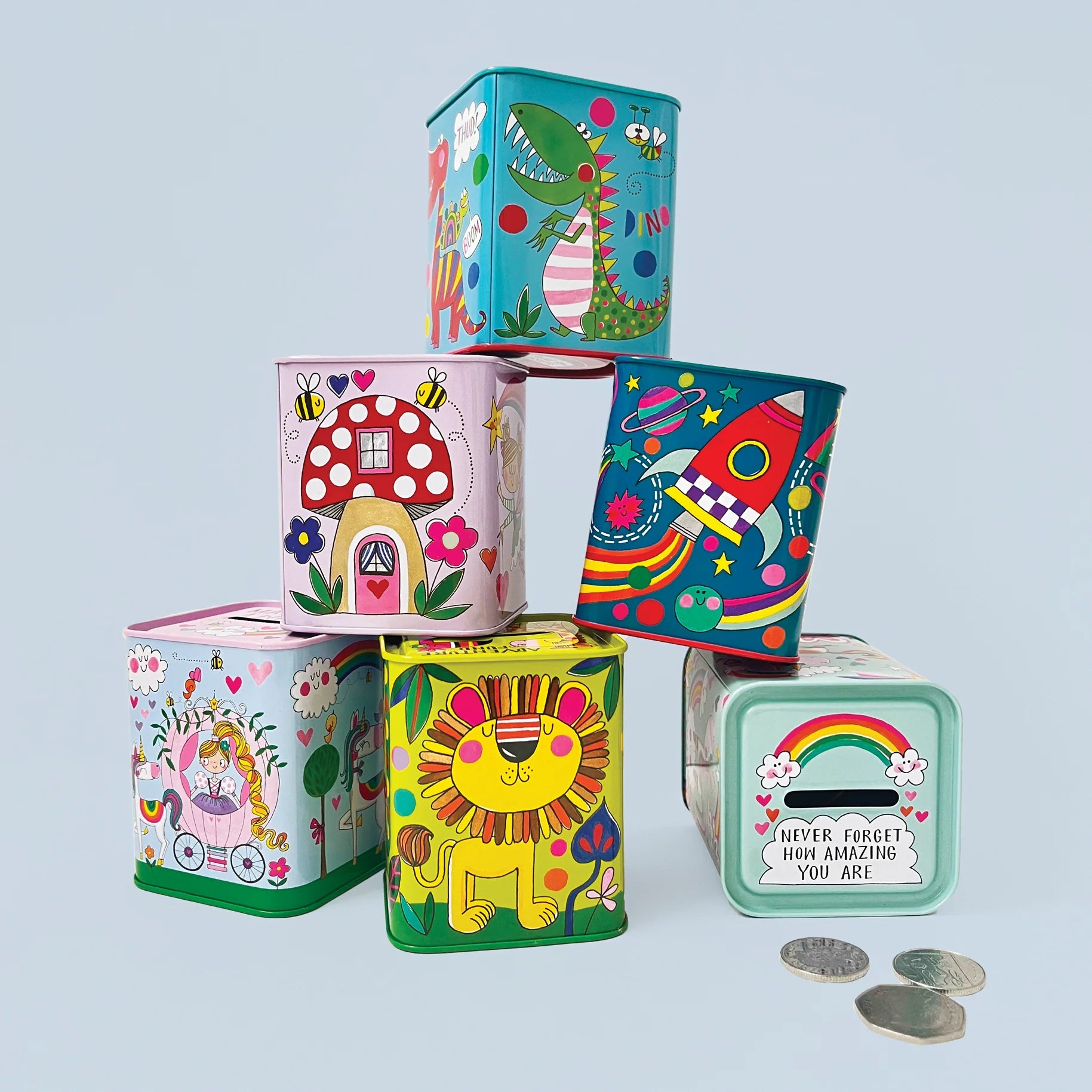 Rachel Ellen Money Tin Box (Never Forget How Amazing You Are)