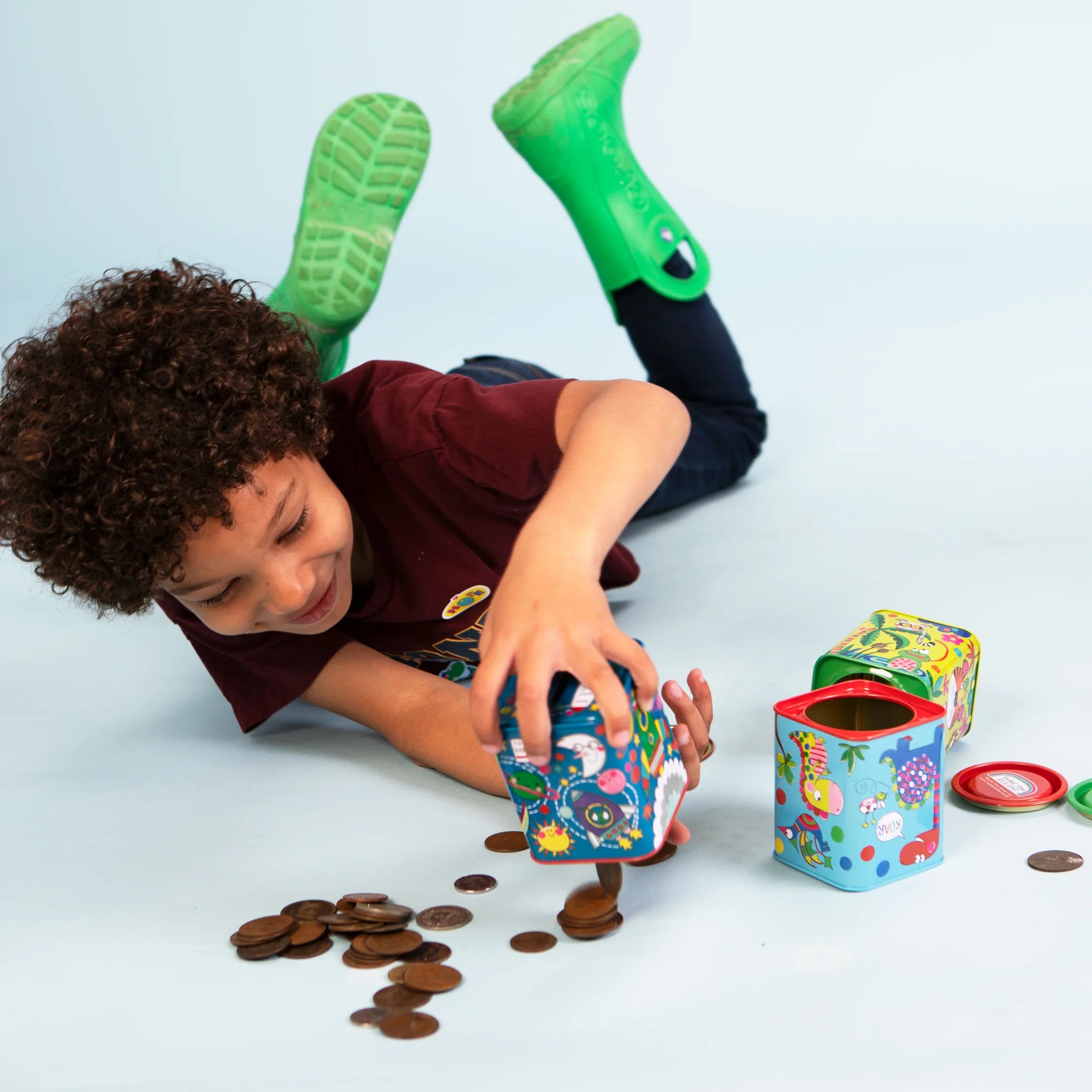 Rachel Ellen Money Tin Box (Rocket Money)
