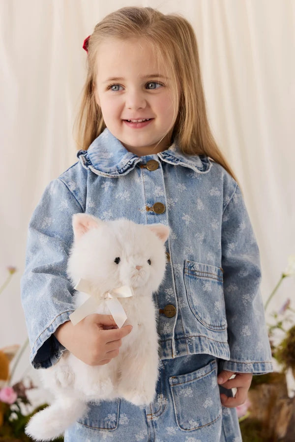 Jamie Kay Snuggle Bunnies - Moon The Kitty (Snow)