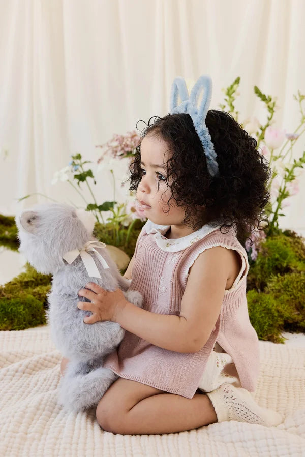 Jamie Kay Snuggle Bunnies - Moon The Kitty (Soft Grey)