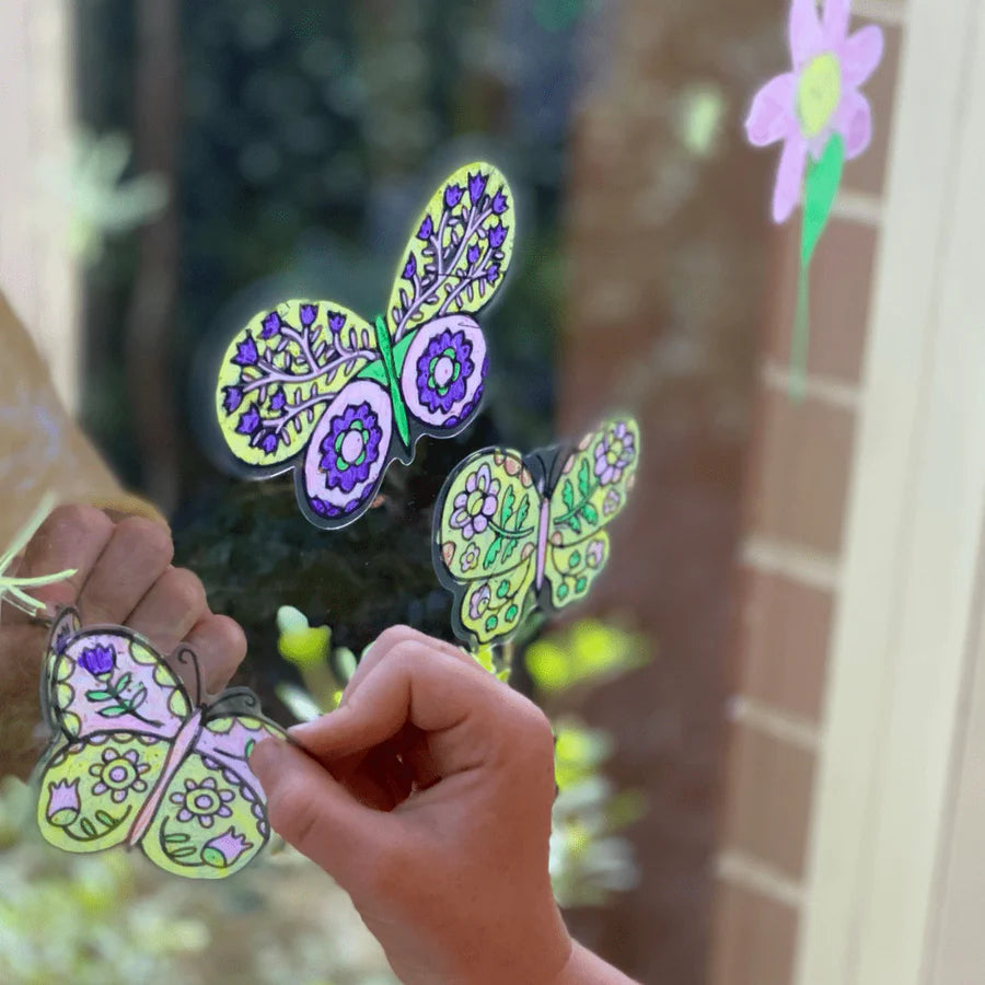 Tiger Tribe Movable Window Art (Butterflies)