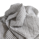Little Unicorn Cotton Muslin Swaddle (Grey Stripe)