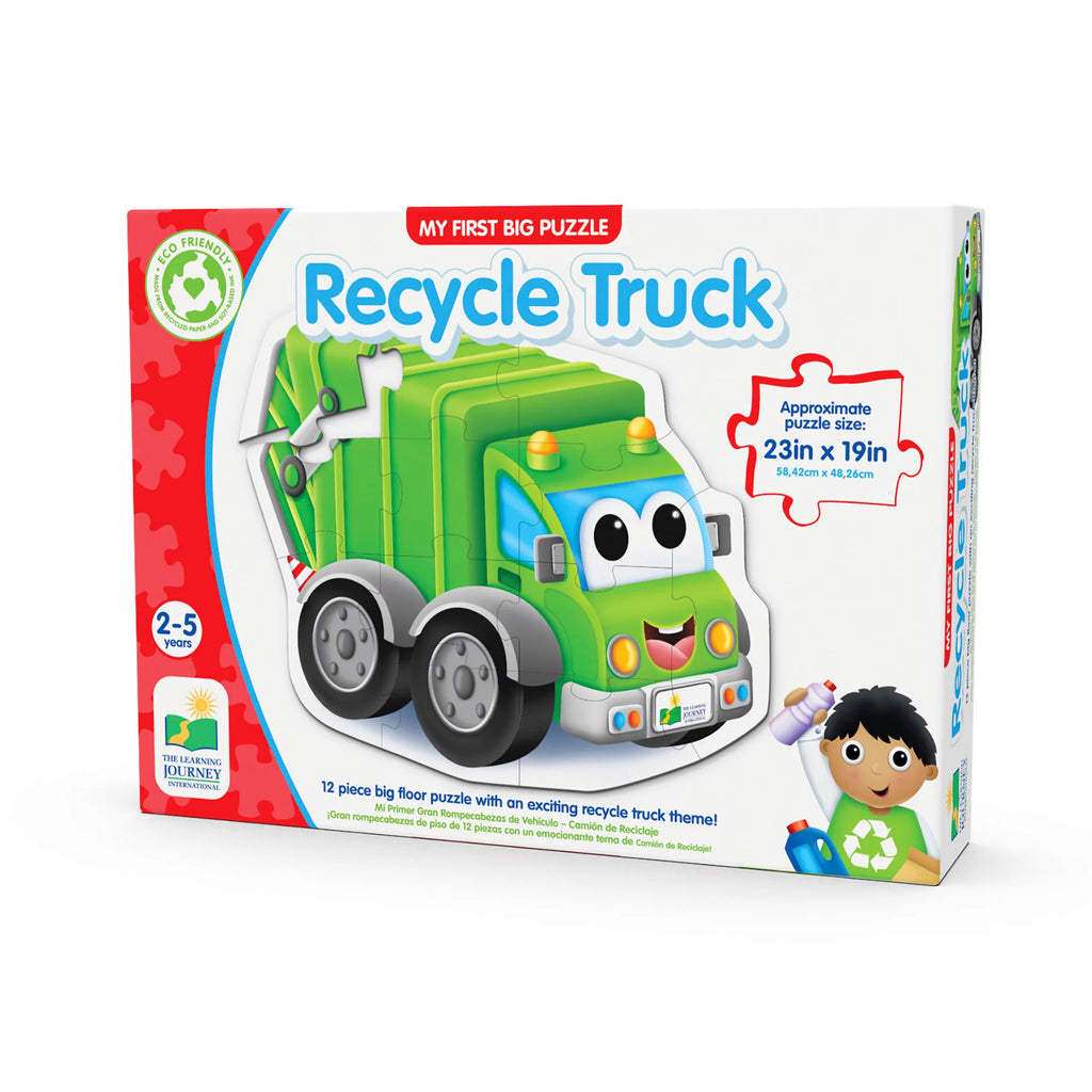The Learning Journey My First Big Puzzle (Recycle Truck)