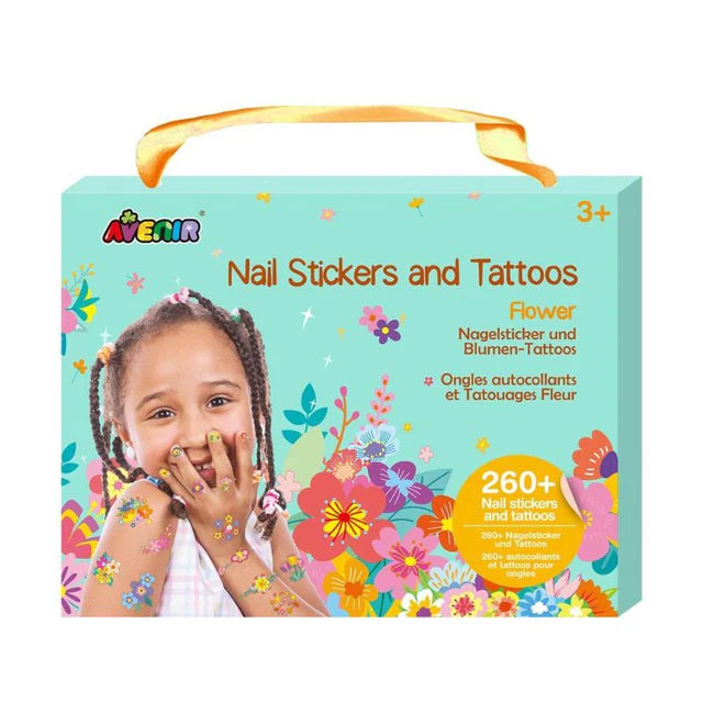 Avenir Nail Stickers & Tattoos (Flower)