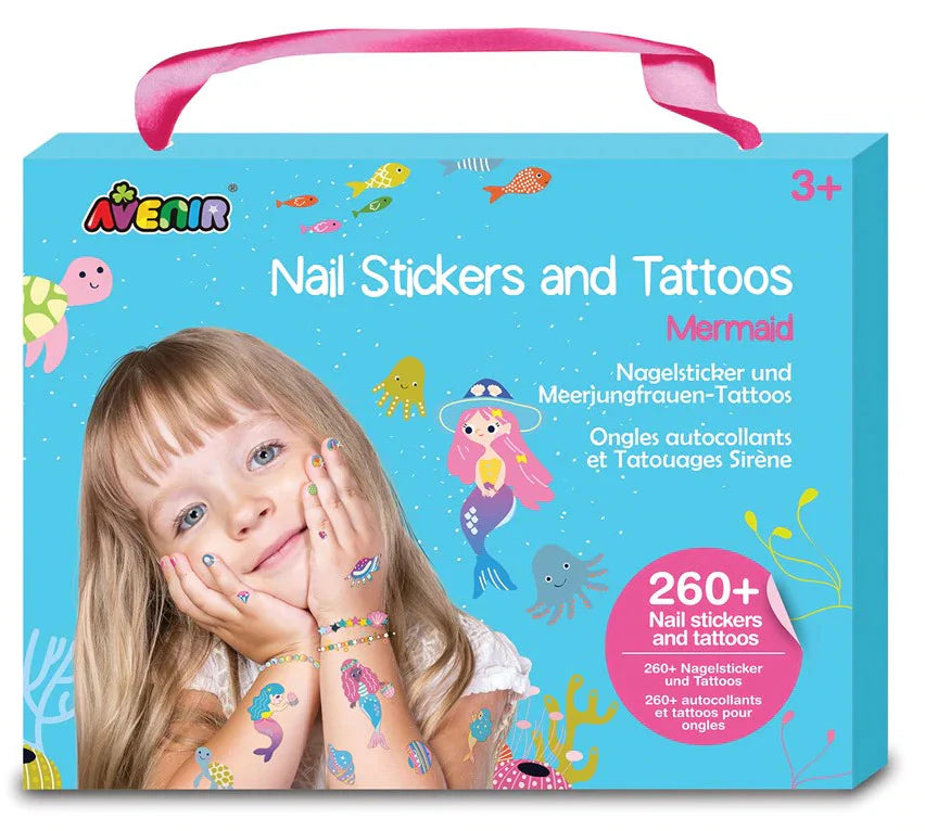 Avenir Nail Stickers & Tattoos (Mermaid)