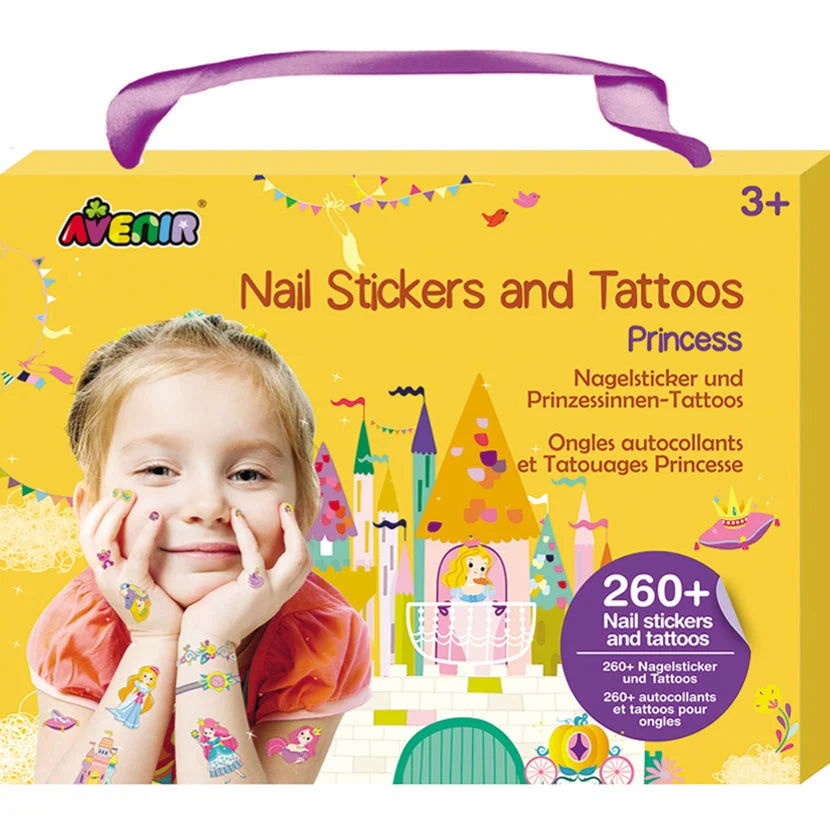 Avenir Nail Stickers & Tattoos (Princess)