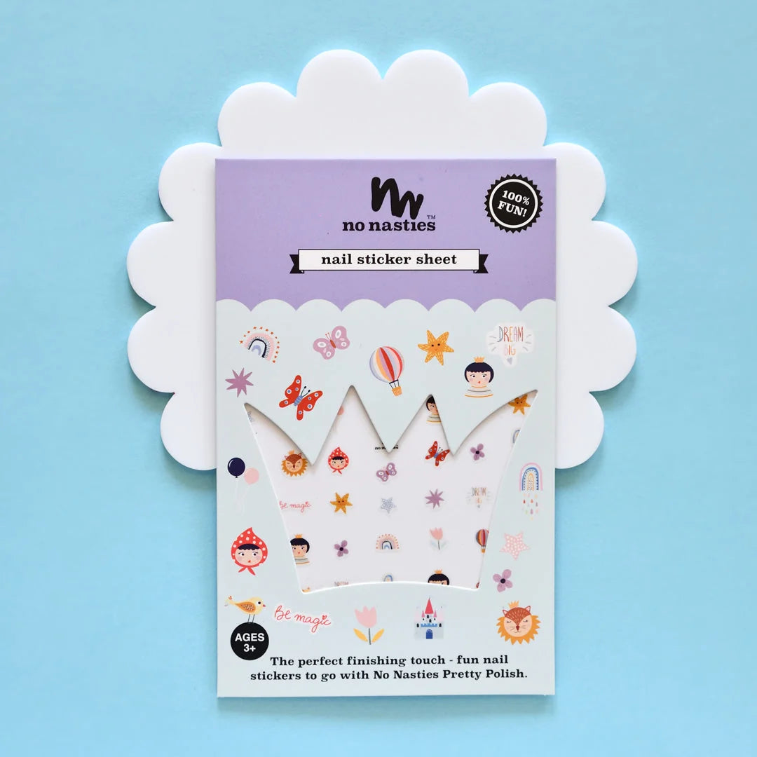 No Nasties Kids Nail Sticker Sheet (Fairy Tale)