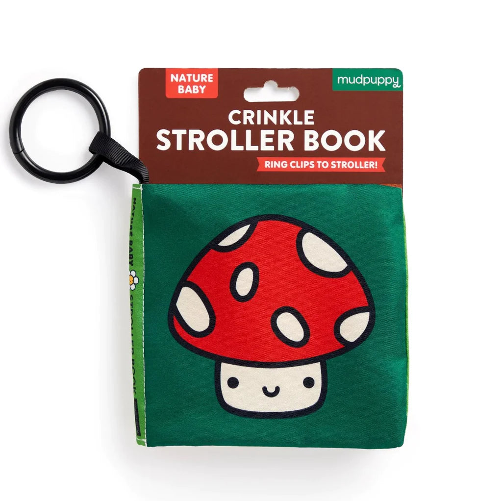 Mudpuppy Crinkle Fabric Stroller Book (Nature Baby)