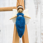 Tara Treasures Needle Felted Fairy (Blue Dress)