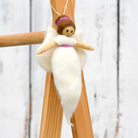 Tara Treasures Needle Felted Fairy (White Dress)