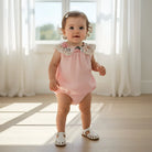 Love Henry Baby Girls Neve Playsuit (Light Pink Linen)