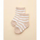 Lummi in Colour Baby Socks (Oat Stripes)