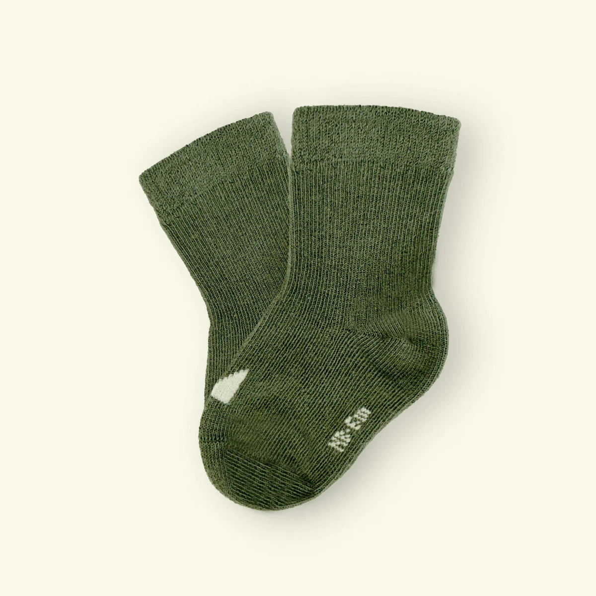 Mosey by Lamington Organic Cotton Baby Socks (Sage)