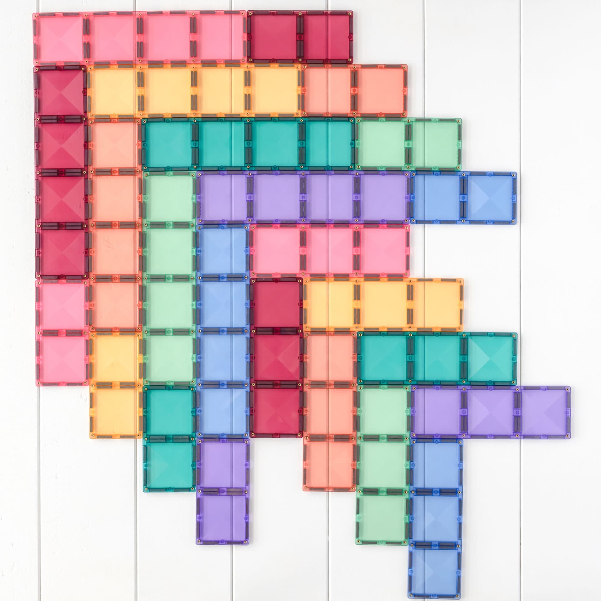Connetix Tiles 24 Piece Rectangle Pack (Pastel)