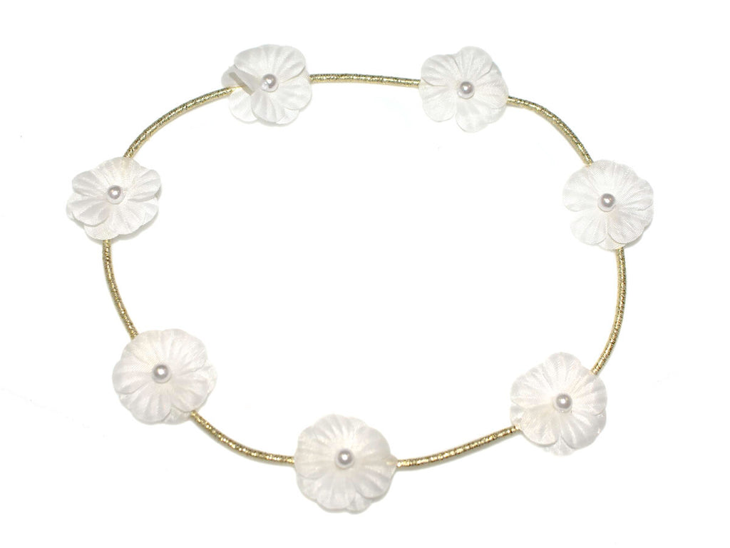 Goody Gumdrops Pearl Flower Glitter Bandeau