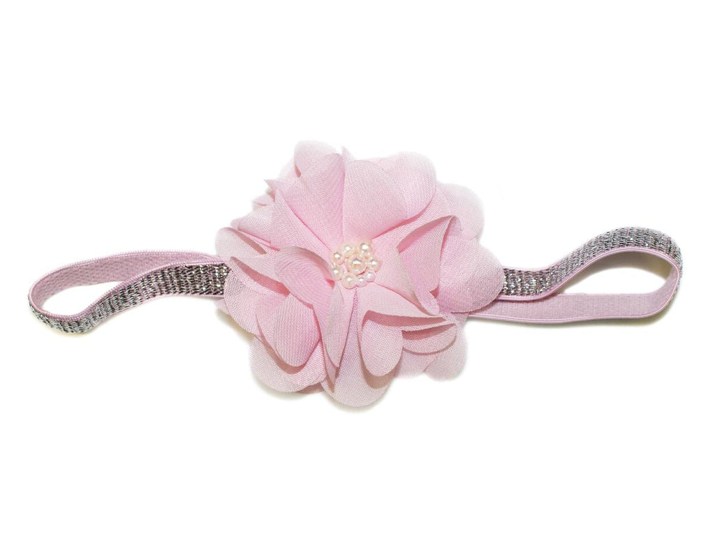 Goody Gumdrops Pearl Rosette Shimmer Baby Headband