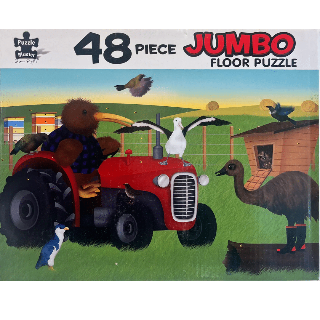 Pee Wee the Kiwi Farm Adventure Jumbo Floor Puzzle (48 Pce)